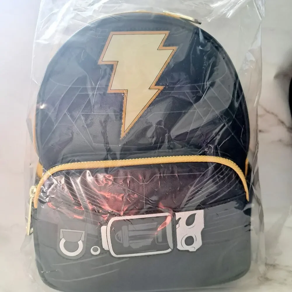 Loungefly DC Comics Black Adam Light Up Mini Backpack
